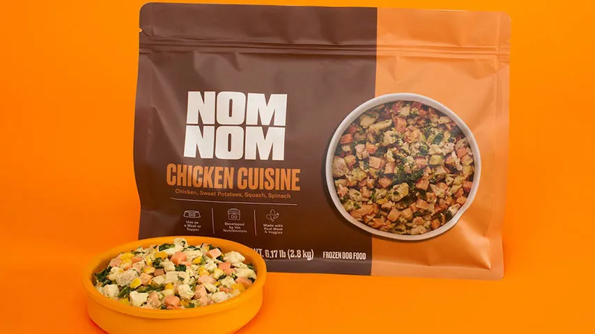 nom nom dog food